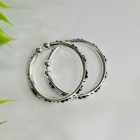 Handcrafted 92.5 Sterling Silver Nazariya Kids Pair Bracelet